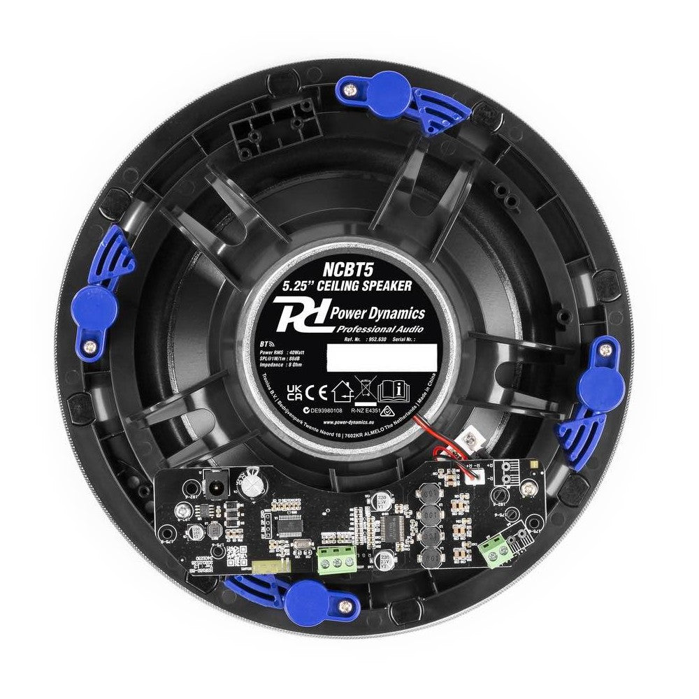 Power Dynamics NCBT5 Ampl. Low-Profile Speaker Set BT 5