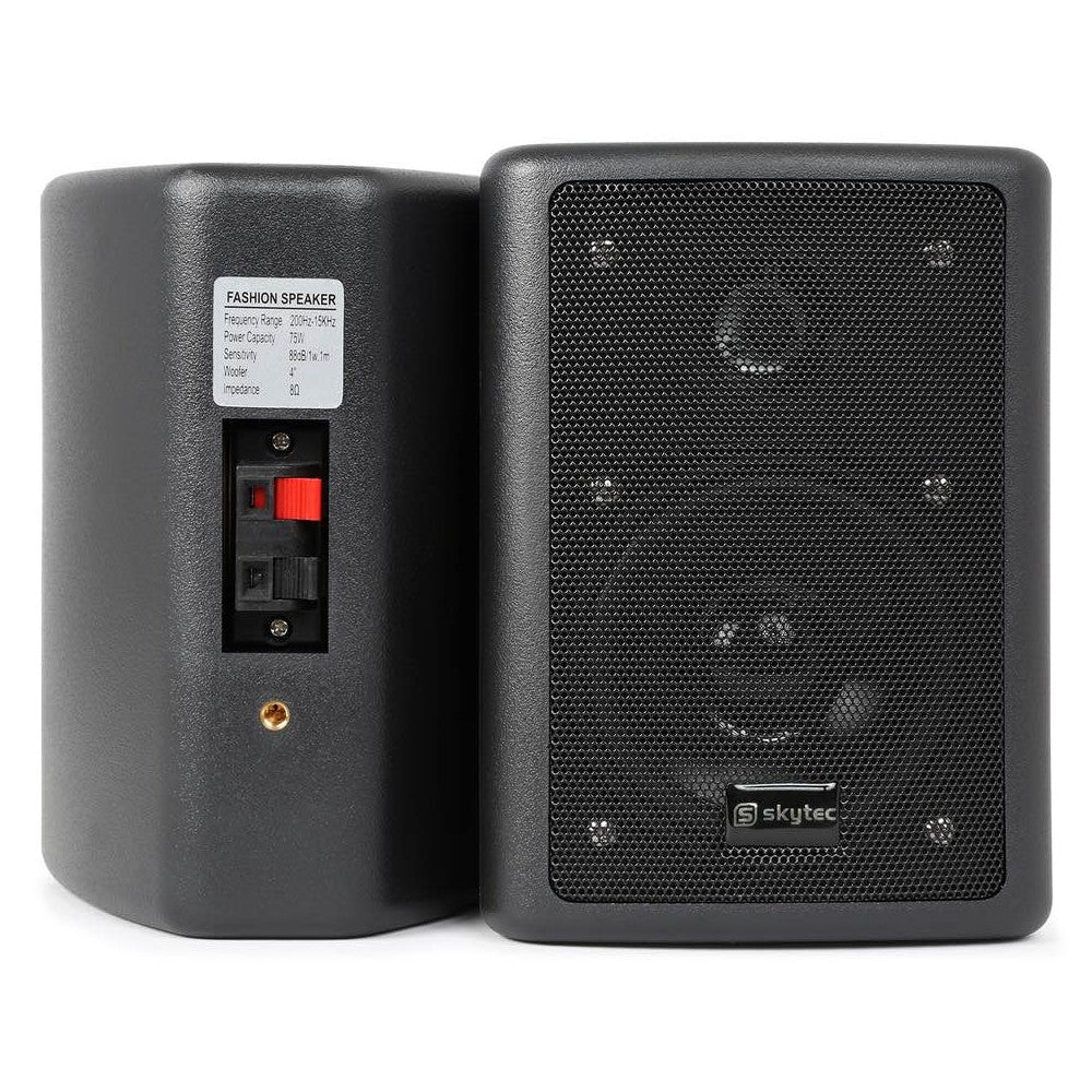 Power Dynamics ODS40B Speaker Set 4 75W Black