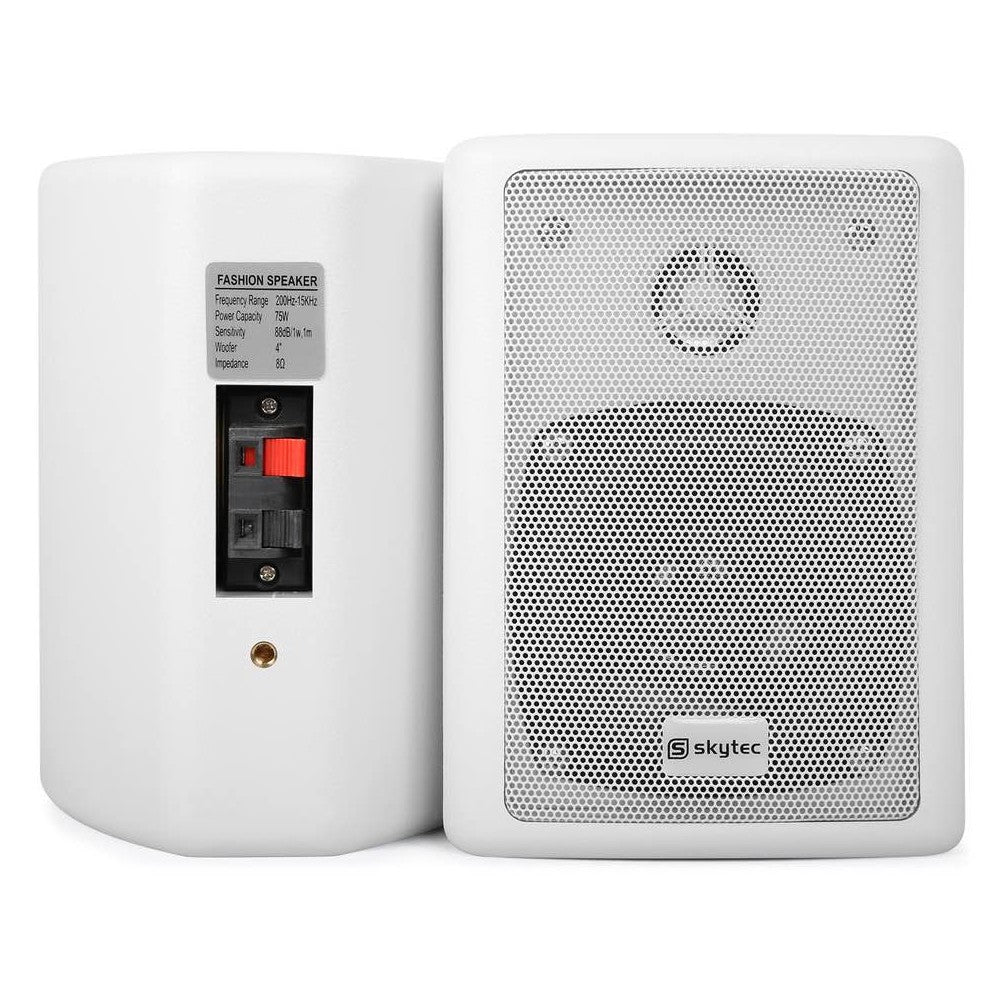 Power Dynamics ODS40W Speaker Set  4 75W White