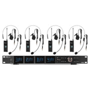Power Dynamics PD524B WirelMicro UHF 4x100Ch 4BP