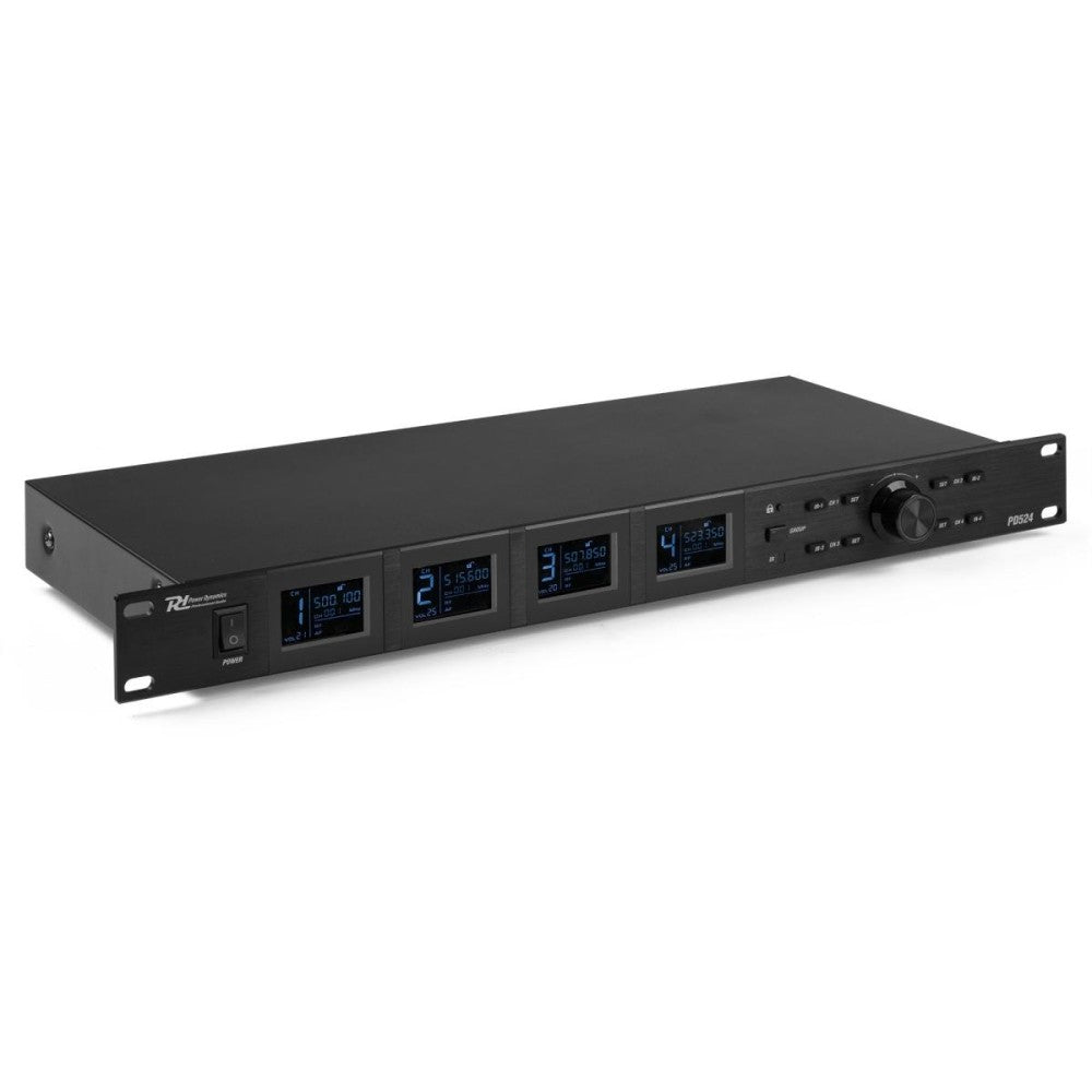 Power Dynamics PD524 Wirel.Micro UHF 4x100Ch 4HH