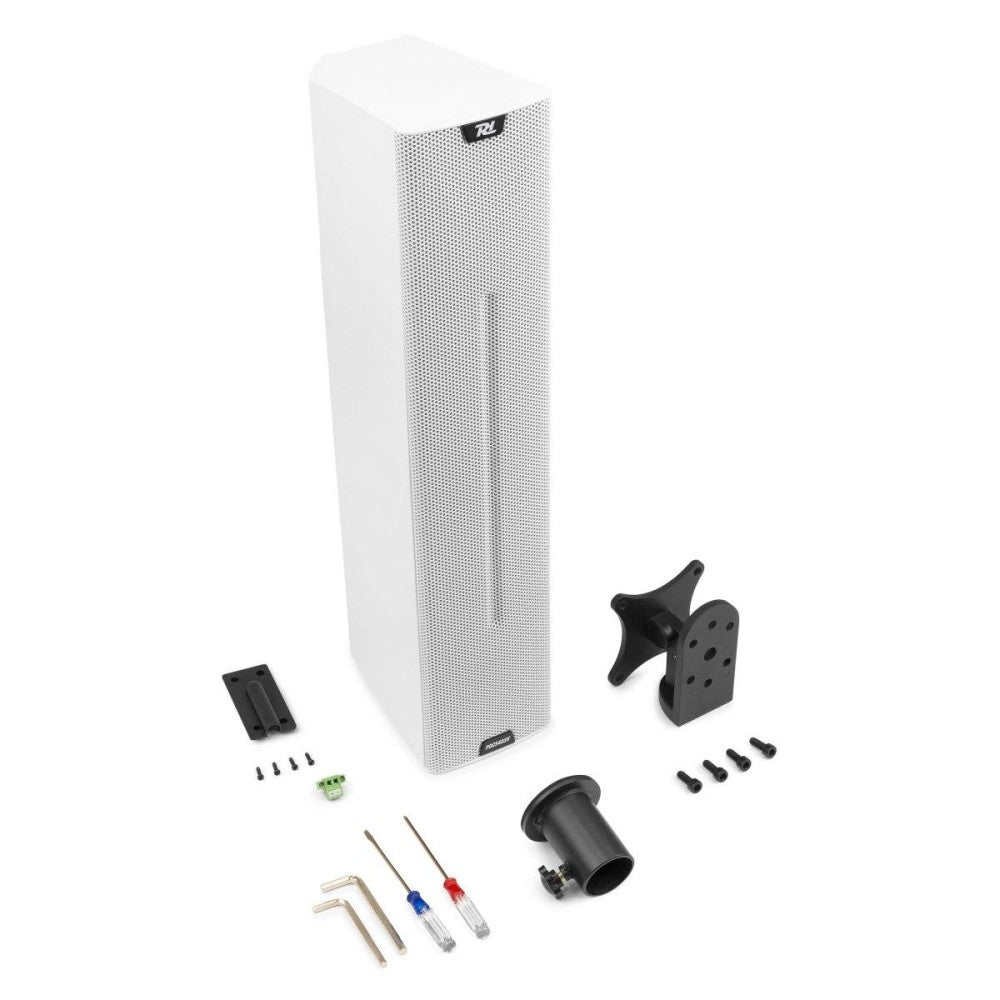 Power Dynamics PDCS403V Column Speaker. 100V 130W White.