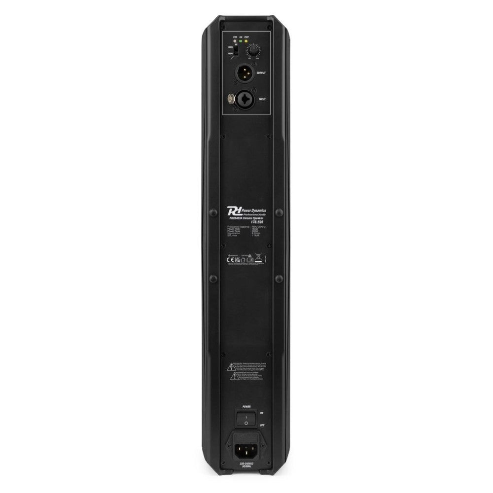 Power Dynamics PDCS403A Columna Act.Altavoz 150W Bl