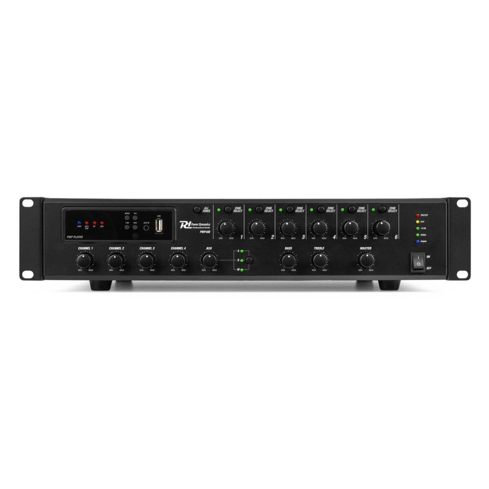 Power Dynamics PMP480 Comm.Mixer Amp.480W 6 zones