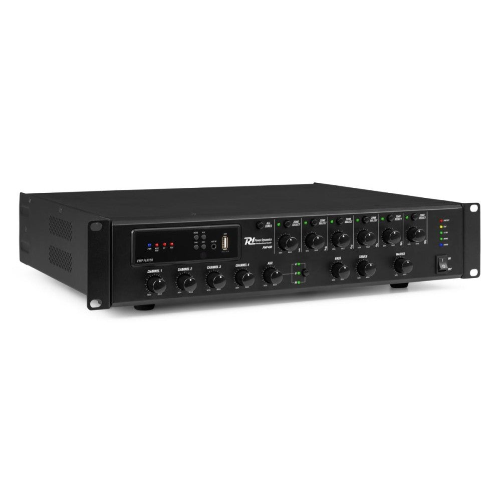 Power Dynamics PMP480 Comm.Mixer Amp.480W 6 zones