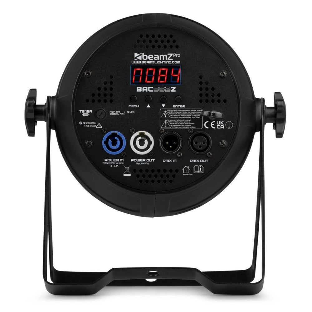 Beamz BAC552Z ProPar Alu Zoom 19x15W RGBW