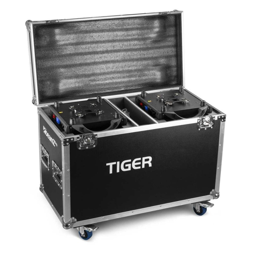Beamz Pro FC-9R Flightcase per 2pcs 9R Moving Head