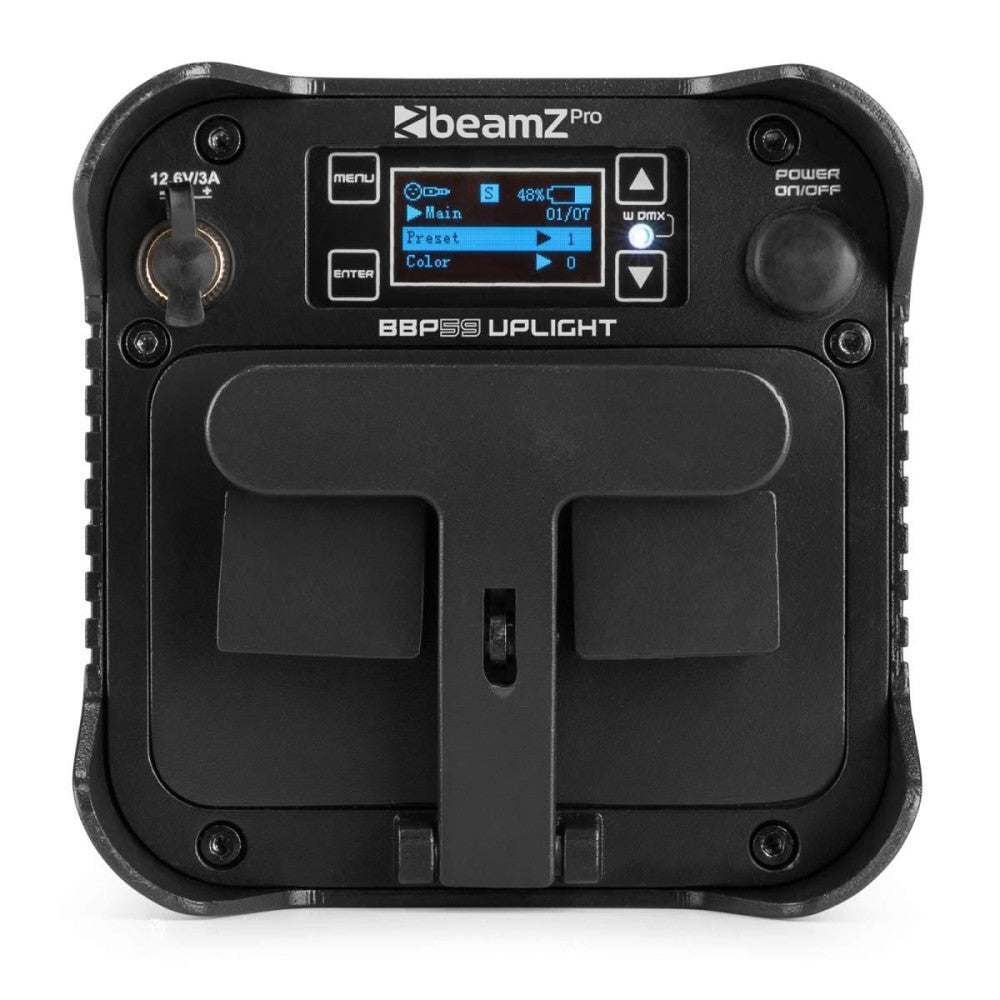 Beamz Pro BBP59 Uplight IP65 9x12W 6in1 EL
