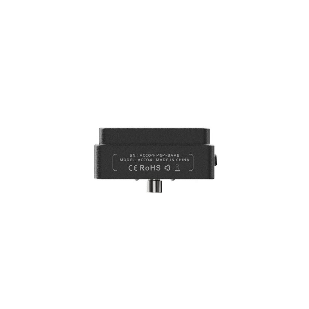 ACCSOON NP-F battery plate, PD 20 W fast charging, USB-C / USB-A / DC outputs, battery level indicator, circuit protection, comp