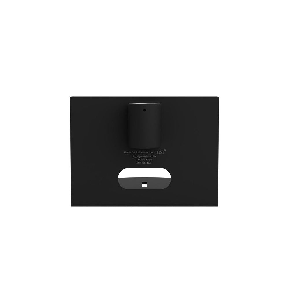 HuddleCamHD PTZ camera small pole mount, for use with 1" pipe, universal design (black)