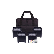 COLORKEY MOBILE PAR MINI HEX 4  BUNDLE DA 4 CON BORSA
