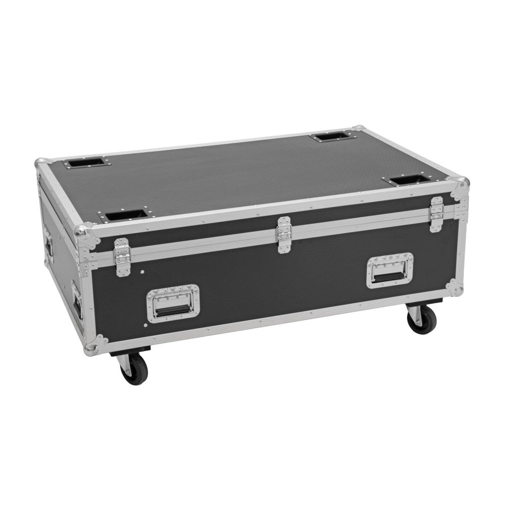 ROADINGER Flightcase PRO 4x Led-Bar 8 Swing with whells