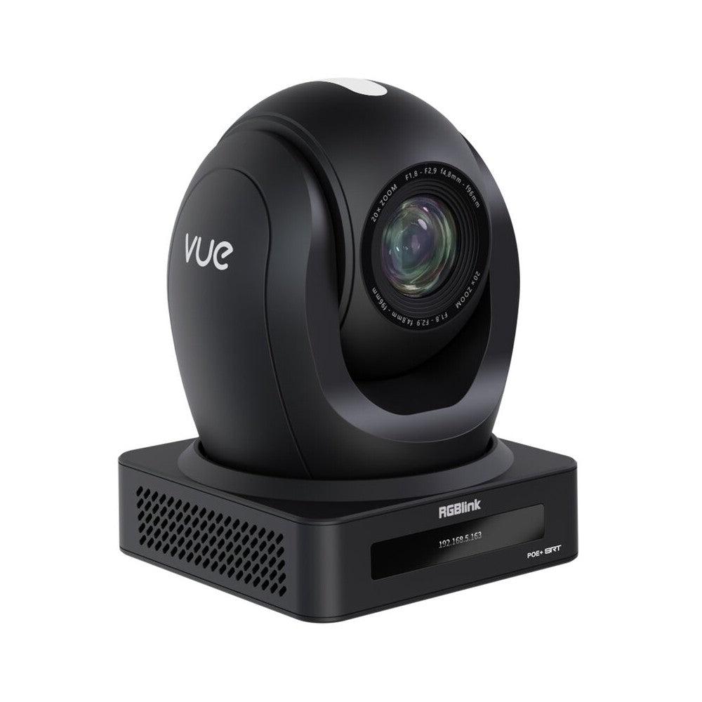 RGBlink PoE+ PTZ camera, 20x optical zoom, 16x digital zoom, 4K with HDMI1.4 / 3G-SDI / USB3.0 / LAN, NDI|HX3, OLED screen, Tall