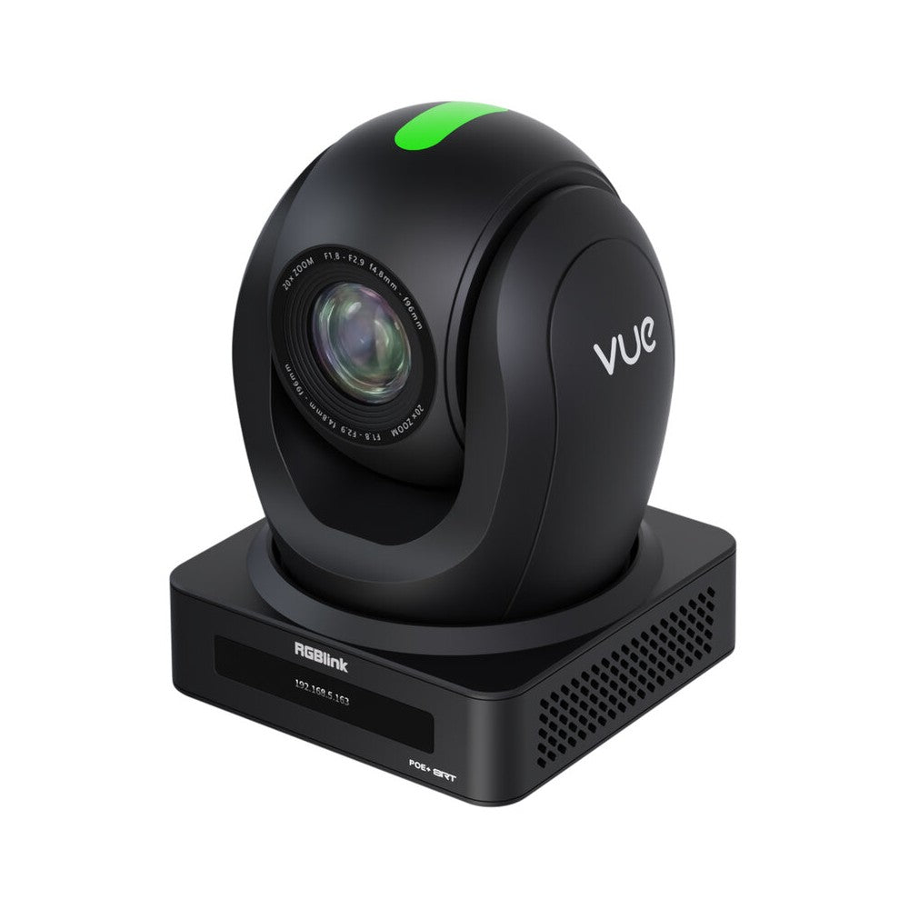 RGBlink PoE+ PTZ camera, 20x optical zoom, 16x digital zoom, 4K with HDMI1.4 / 3G-SDI / USB3.0 / LAN, NDI|HX3, OLED screen, Tall
