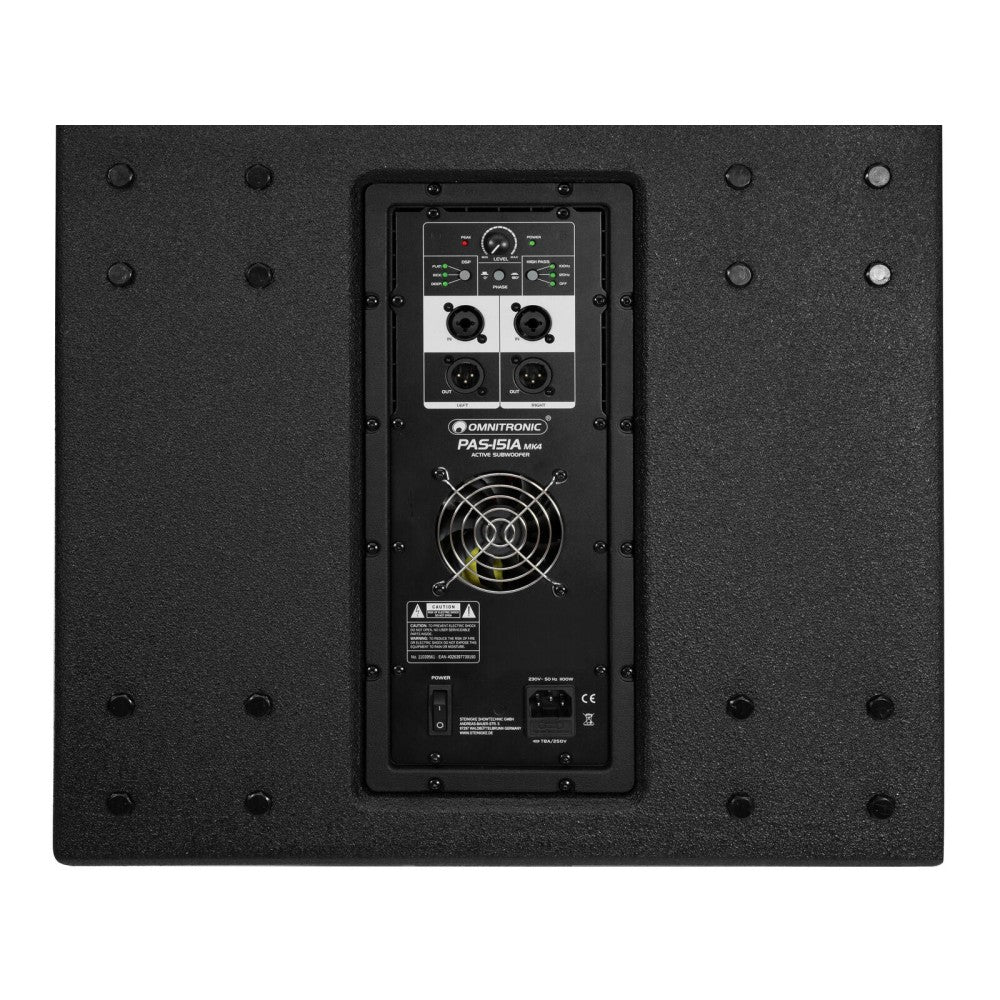 OMNITRONIC PAS-151A MK4 Subwoofer, attivo, DSP