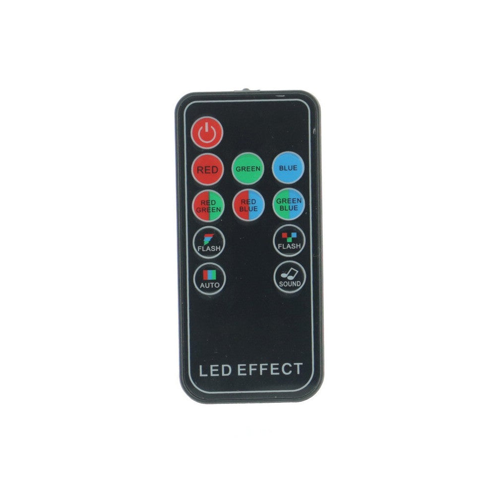 BoomTone DJ 9 W half-sphere LED light ball with 3 RGB LEDs, remote control included