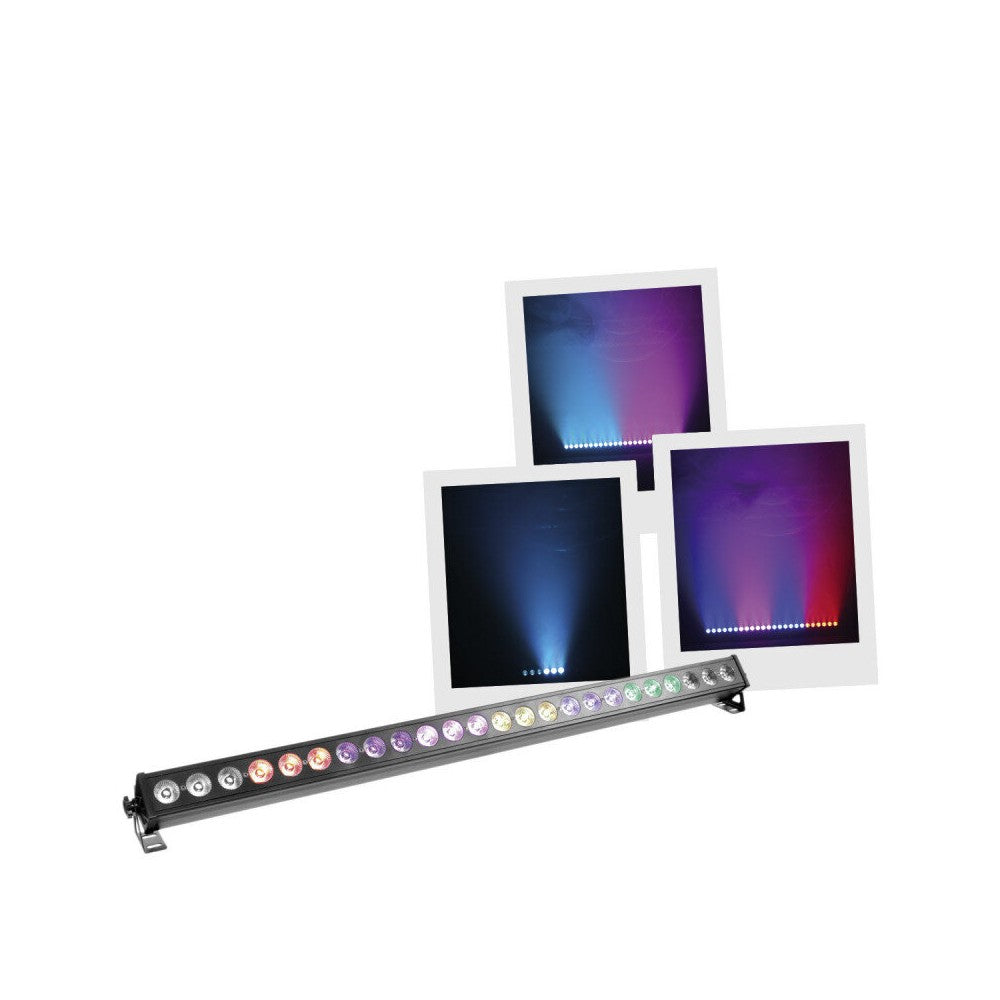 BoomTone DJ 24 x 3 W RGB LED bar, independent control of 8 LED groups, 45° beam angle