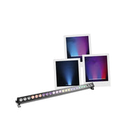 BoomTone DJ 24 x 3 W RGB LED bar, independent control of 8 LED groups, 45° beam angle