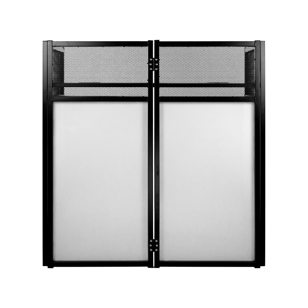 BoomTone DJ Stand to install the DJ equipment and to hide the control room - white color
