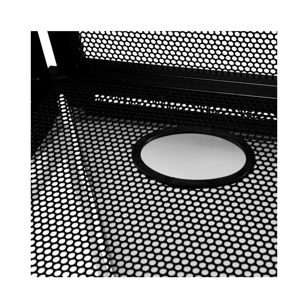 BoomTone DJ Stand to install the DJ equipment and to hide the control room - white color