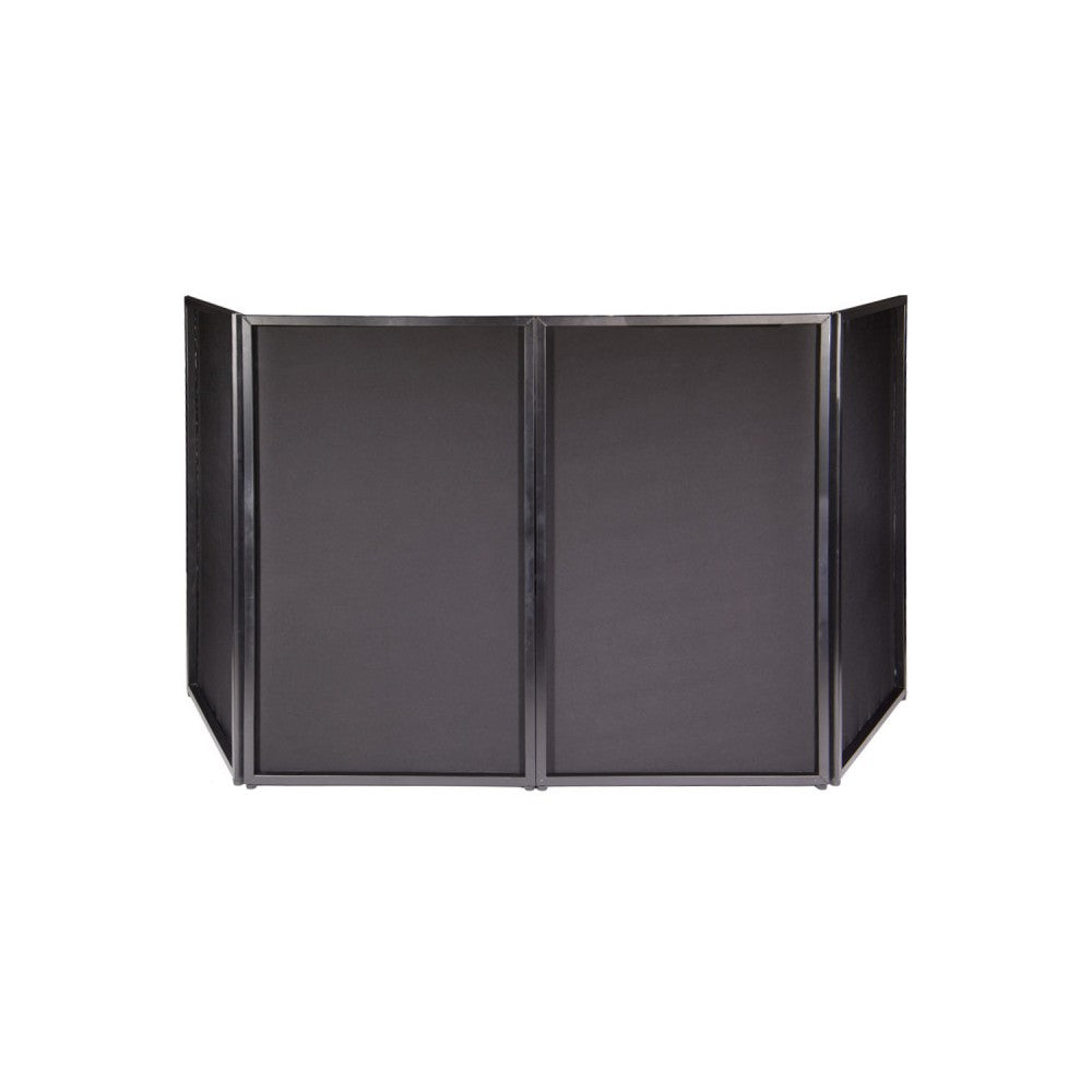 BoomTone DJ Stand to set up DJ equipment and conceal the control booth - black color
