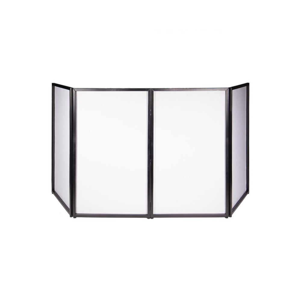 BoomTone DJ Stand to set up the DJ equipment and hide the control room - white color