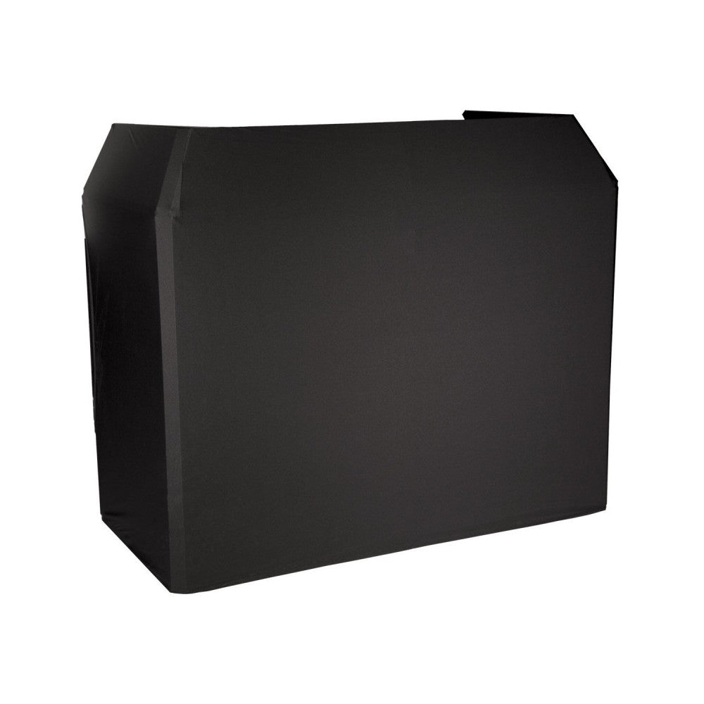 BoomTone DJ DJ stand to set up the DJ equipment professionally and hide the control room - black Lycra