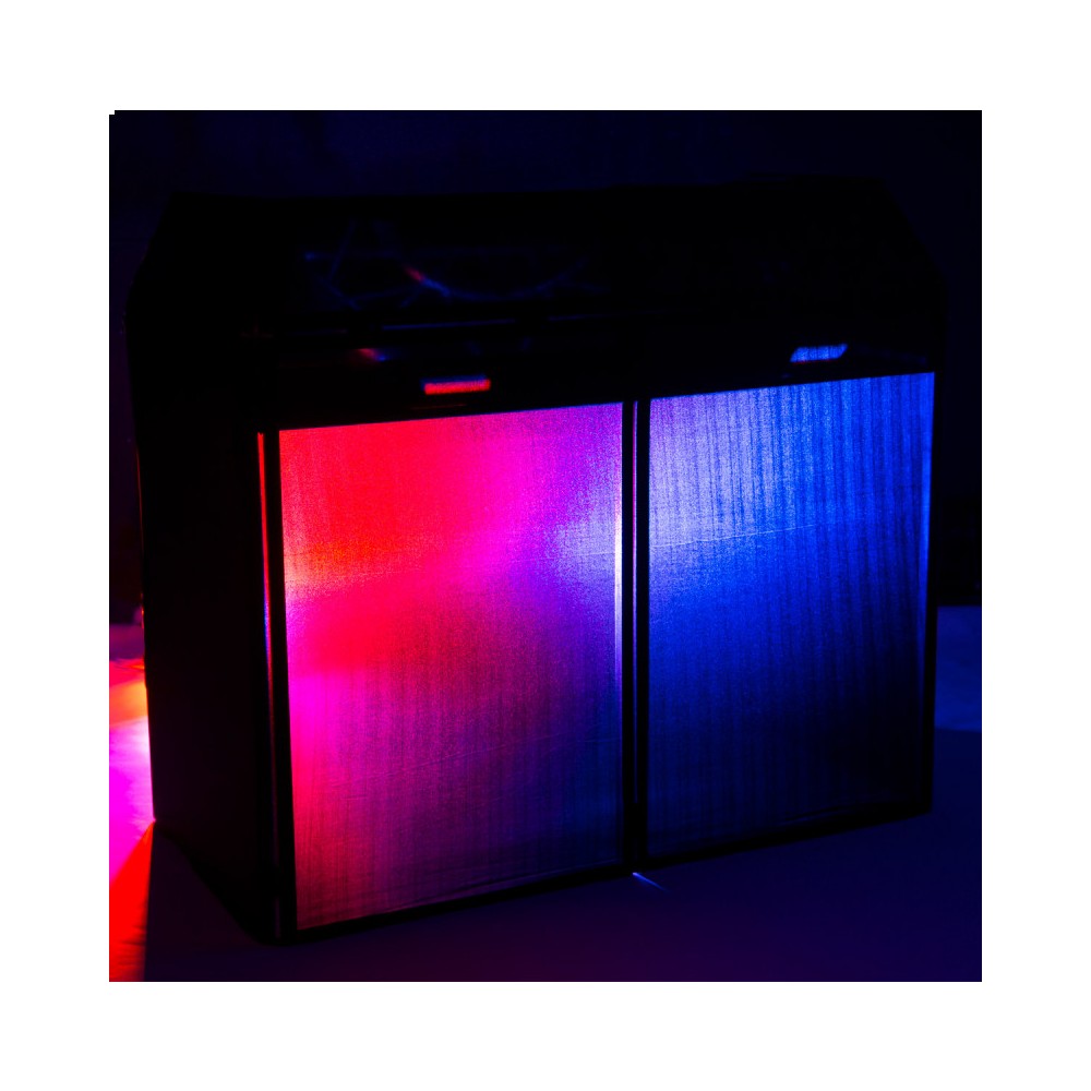 BoomTone DJ DJ stand to set up DJ equipment professionally and hide the control room - black Lycra