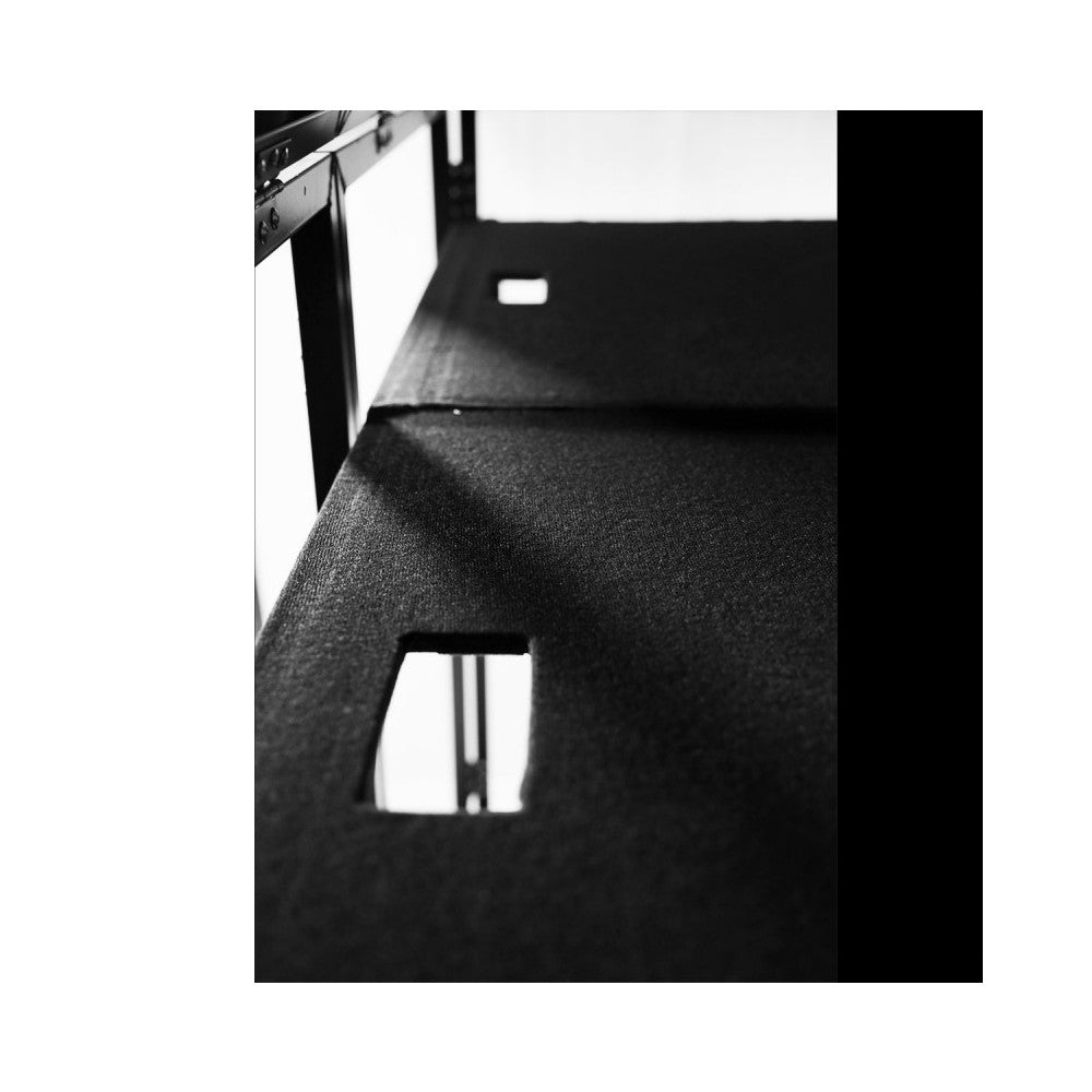 BoomTone DJ DJ stand to professionally set up DJ equipment and conceal the control room - white Lycra