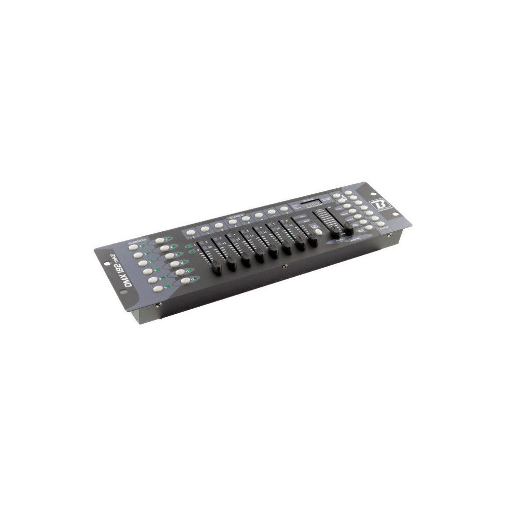 BoomTone DJ 192 channels DMX controller for lighting effects, 23 banks of 8 scenes, 12 devices