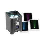 BoomTone DJ 4 x 15 W battery-powered LED projector with Wi-Fi connection