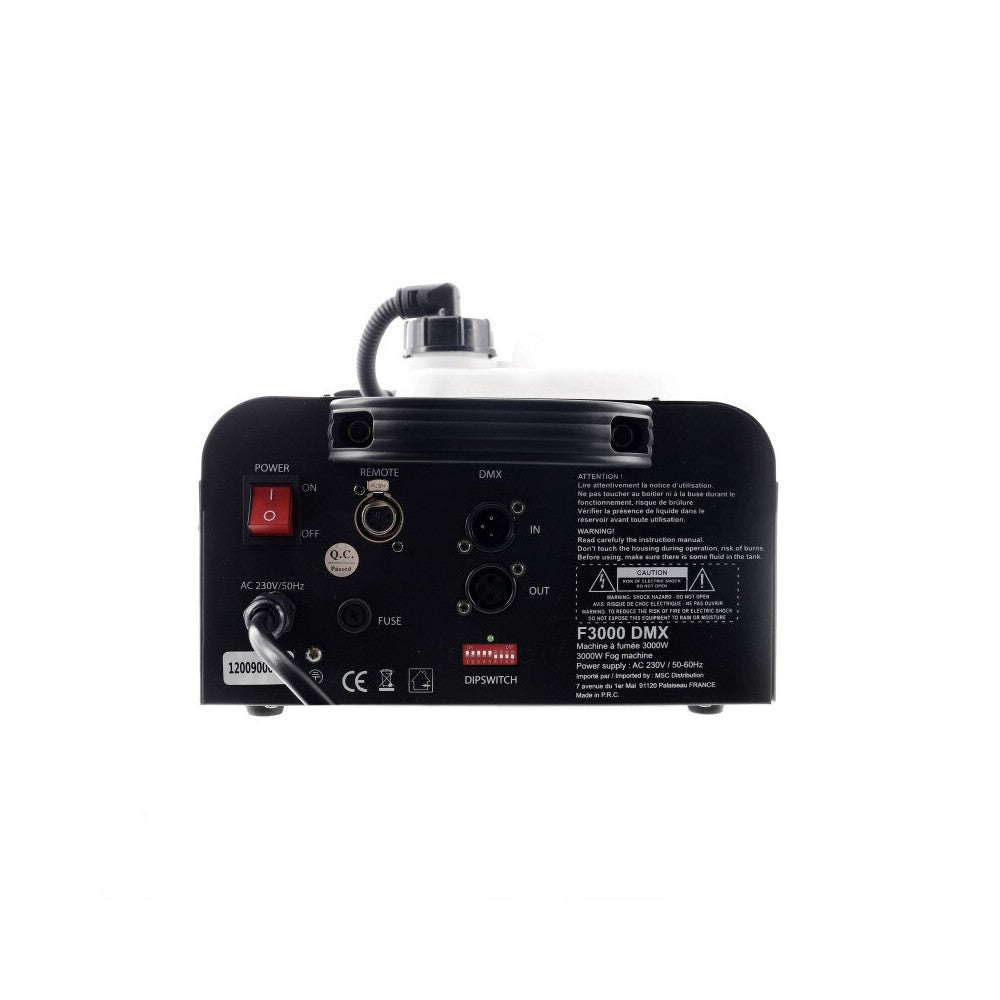 BoomTone DJ F3000 DMX Máquina de Humo