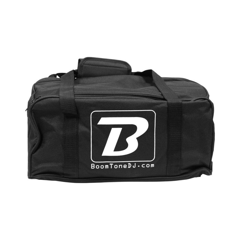 BoomTone DJ Set of 2 Flat LED Spotlights 5 x 5W 4-in-1 with Carrying Bag