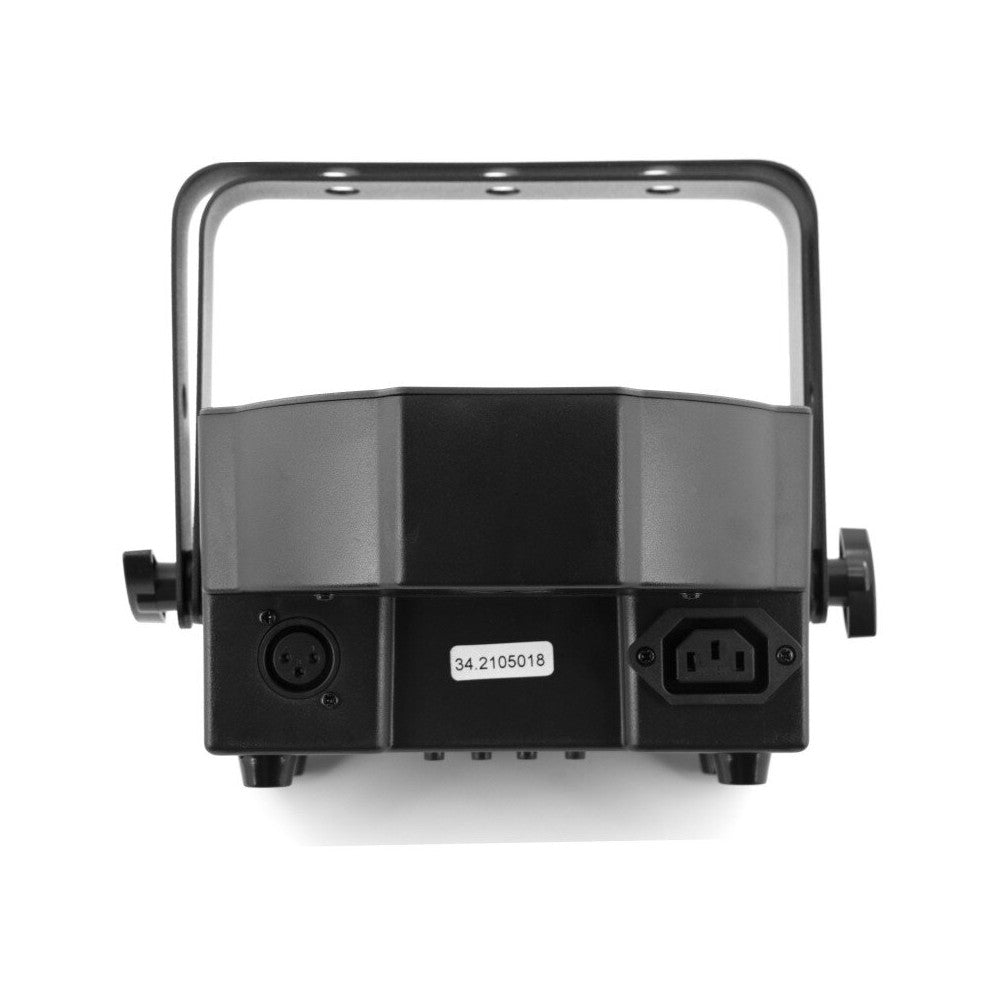 BoomTone DJ Set of 2 Flat LED Spotlights 5 x 5W 4-in-1 with Carrying Bag