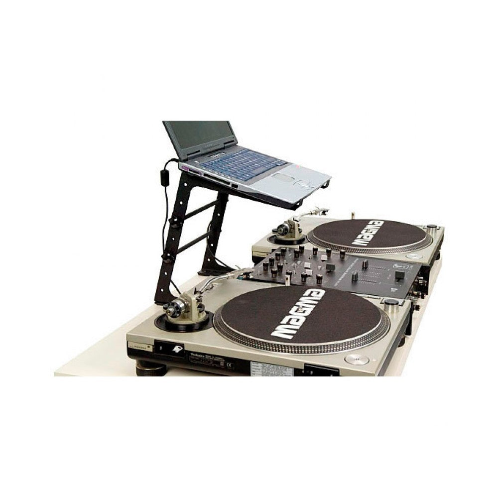 BoomTone DJ Adjustable black metal stand for LDS1 laptop