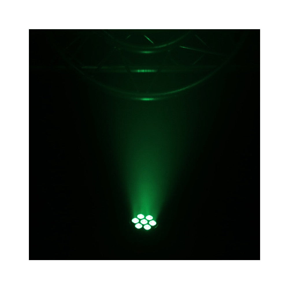 Proyector LED BoomTone DJ 7 x 10 W 5 en 1, incluye mando a distancia por infrarrojos