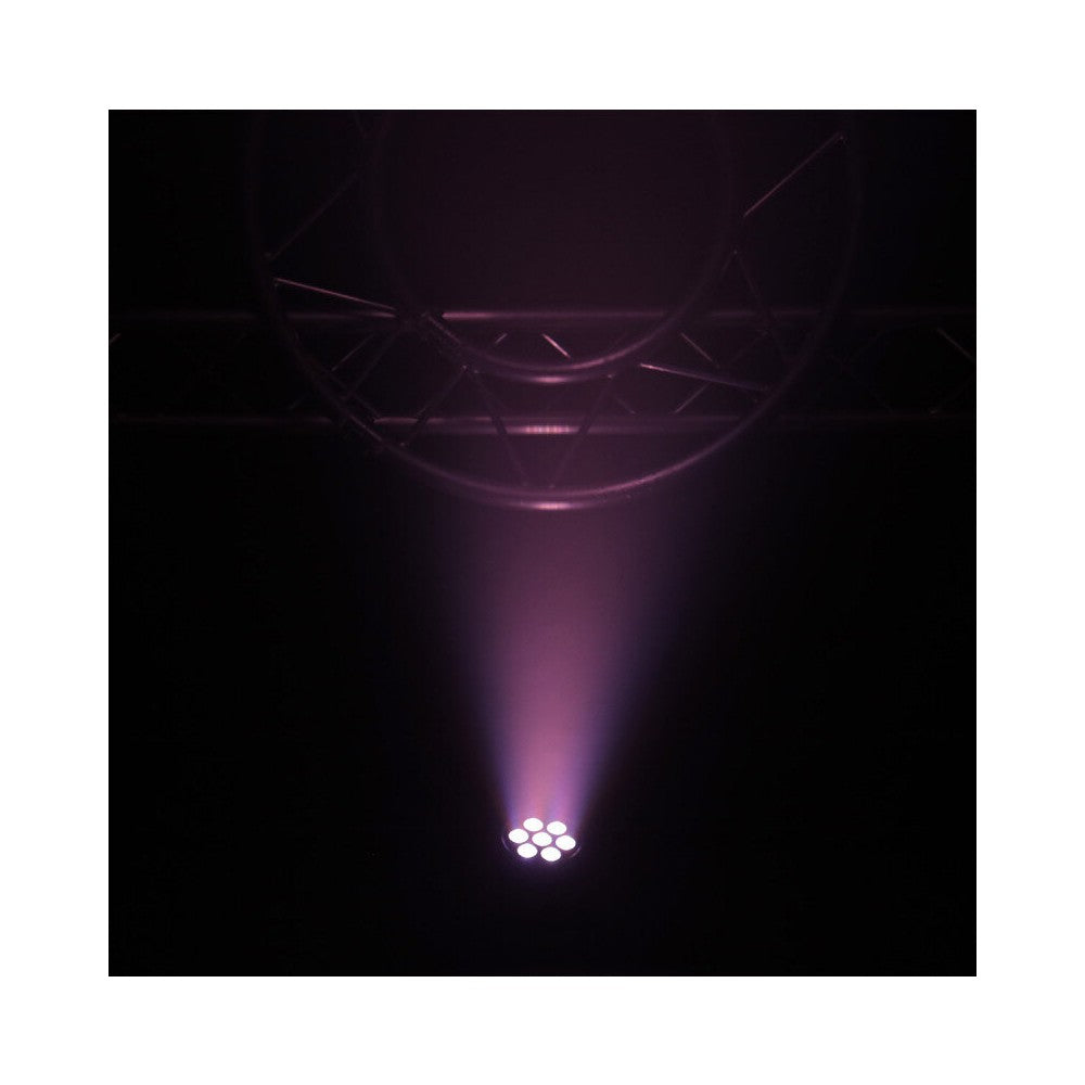Proyector LED BoomTone DJ 7 x 10 W 5 en 1, incluye mando a distancia por infrarrojos