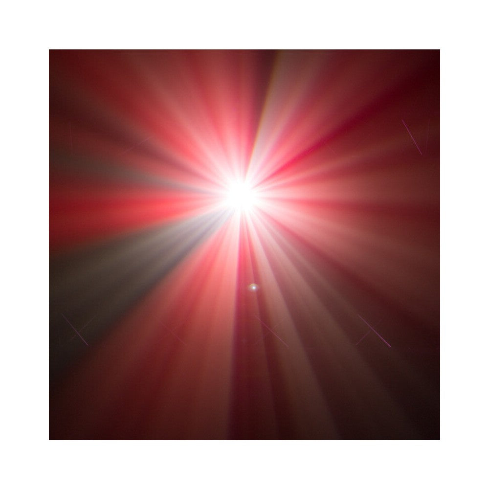 BoomTone DJ 4-in-1 light show with a multitude of effects: laser, strobe, animated gobos, Derby