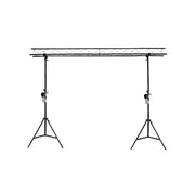 BoomTone DJ Portico steel truss with 2 structures, width 4 m (2 + 2 m), max. height 3 m, hand cranked height adjustment