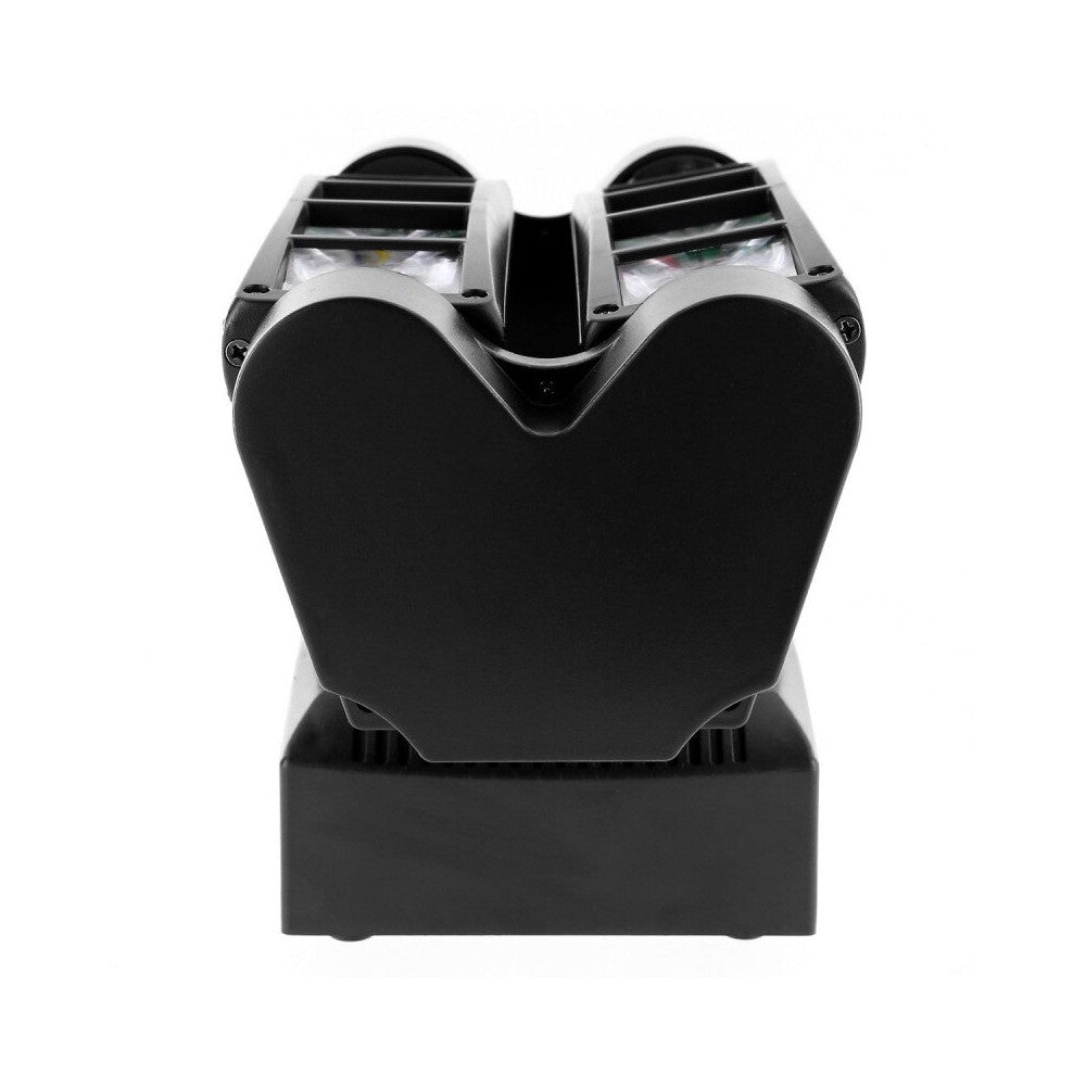 BoomTone DJ 8 CREE 10 W RGBW 4-in-1 LEDs beam effect light show with 2 x 4 lenses, 360° rotation