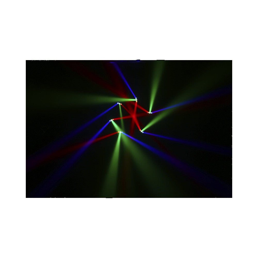 BoomTone DJ 9 CREE x 12 W RGBW 4-in-1 LEDs Beam effect light show with 3 x 3 lenses