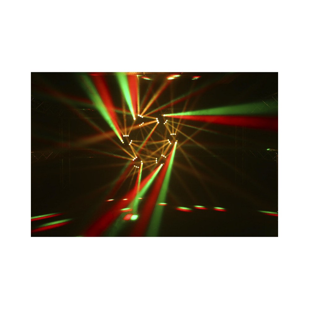 BoomTone DJ 9 CREE x 12 W RGBW 4-in-1 LEDs Beam effect light show with 3 x 3 lenses