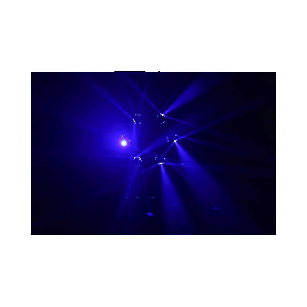 BoomTone DJ 9 CREE x 12 W RGBW 4-in-1 LEDs Beam effect light show with 3 x 3 lenses