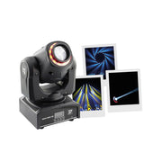 BoomTone DJ 30 W high brightness lyre spot with RGB LED ring, Strobo effect, 7 color &amp; 7 Gobos wheels