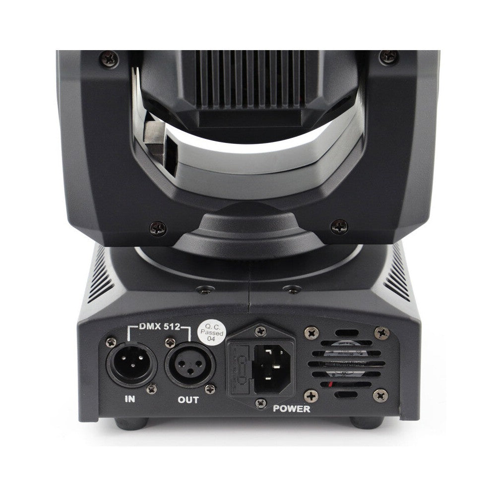 BoomTone DJ 30 W high brightness lyre spot with RGB LED ring, Strobe effect, 7 color & 7 Gobos wheels