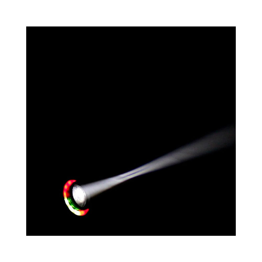 BoomTone DJ 30 W high brightness lyre spot with RGB LED ring, Strobe effect, 7 color & 7 Gobos wheels