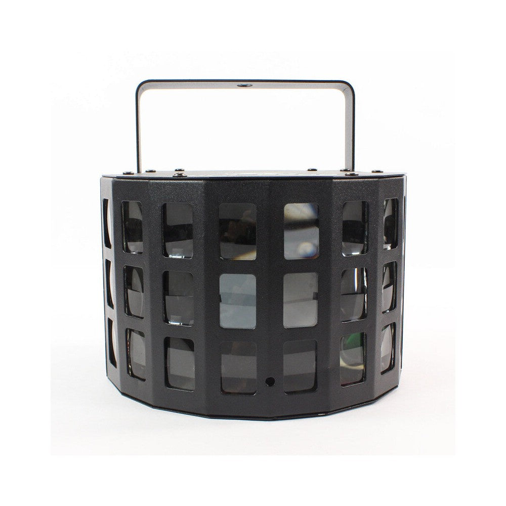 Espectáculo de luces LED BoomTone DJ 4 x 5 W RGBW, control remoto IR incluido