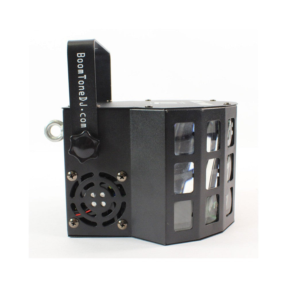 Espectáculo de luces LED BoomTone DJ 4 x 5 W RGBW, control remoto IR incluido