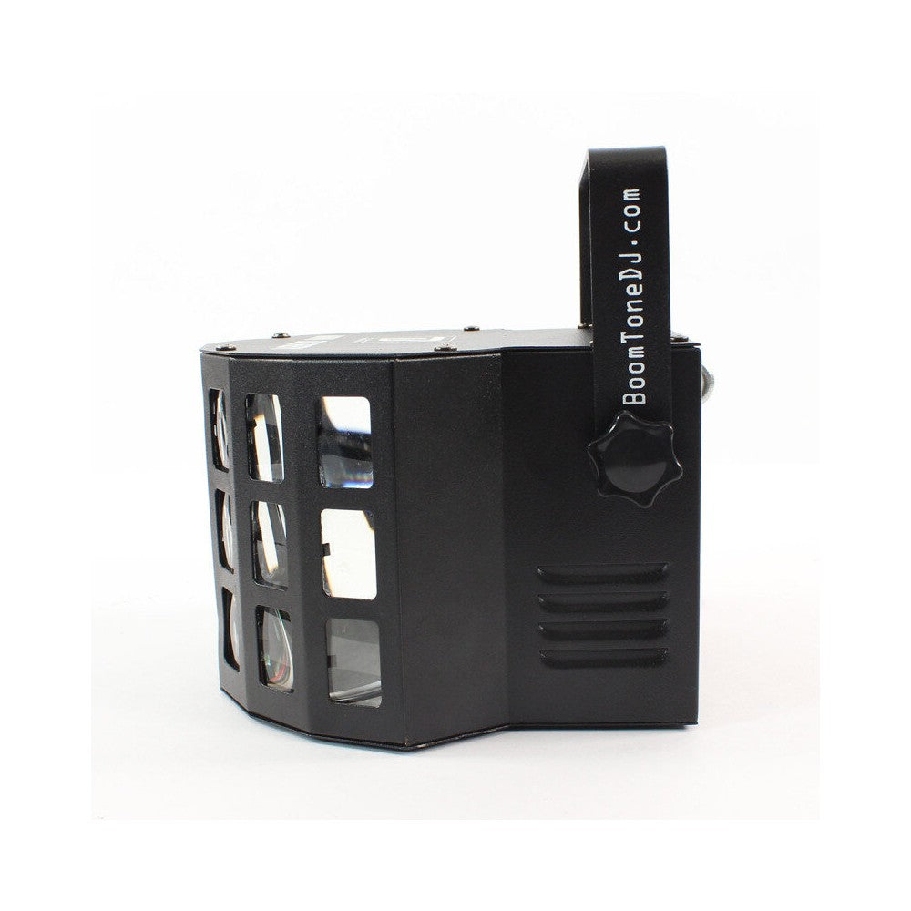 Espectáculo de luces LED BoomTone DJ 4 x 5 W RGBW, control remoto IR incluido