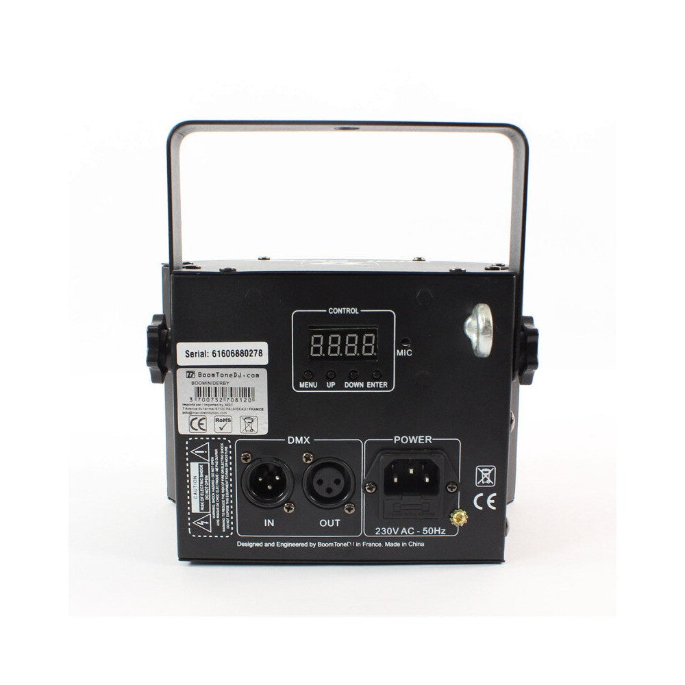 Espectáculo de luces LED BoomTone DJ 4 x 5 W RGBW, control remoto IR incluido